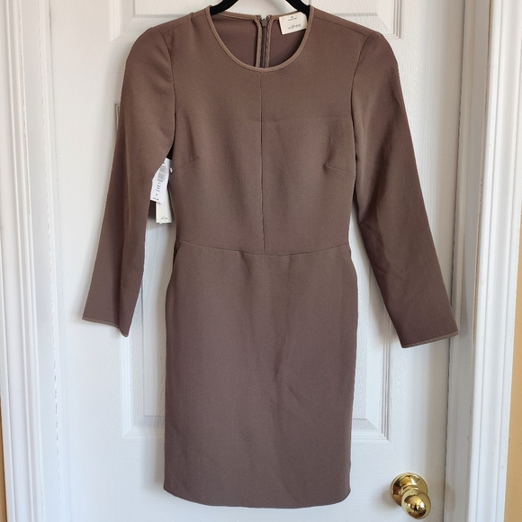 Aritzia Wilfred Taupe Vilard Dress in size 00 - Picture 3 of 7